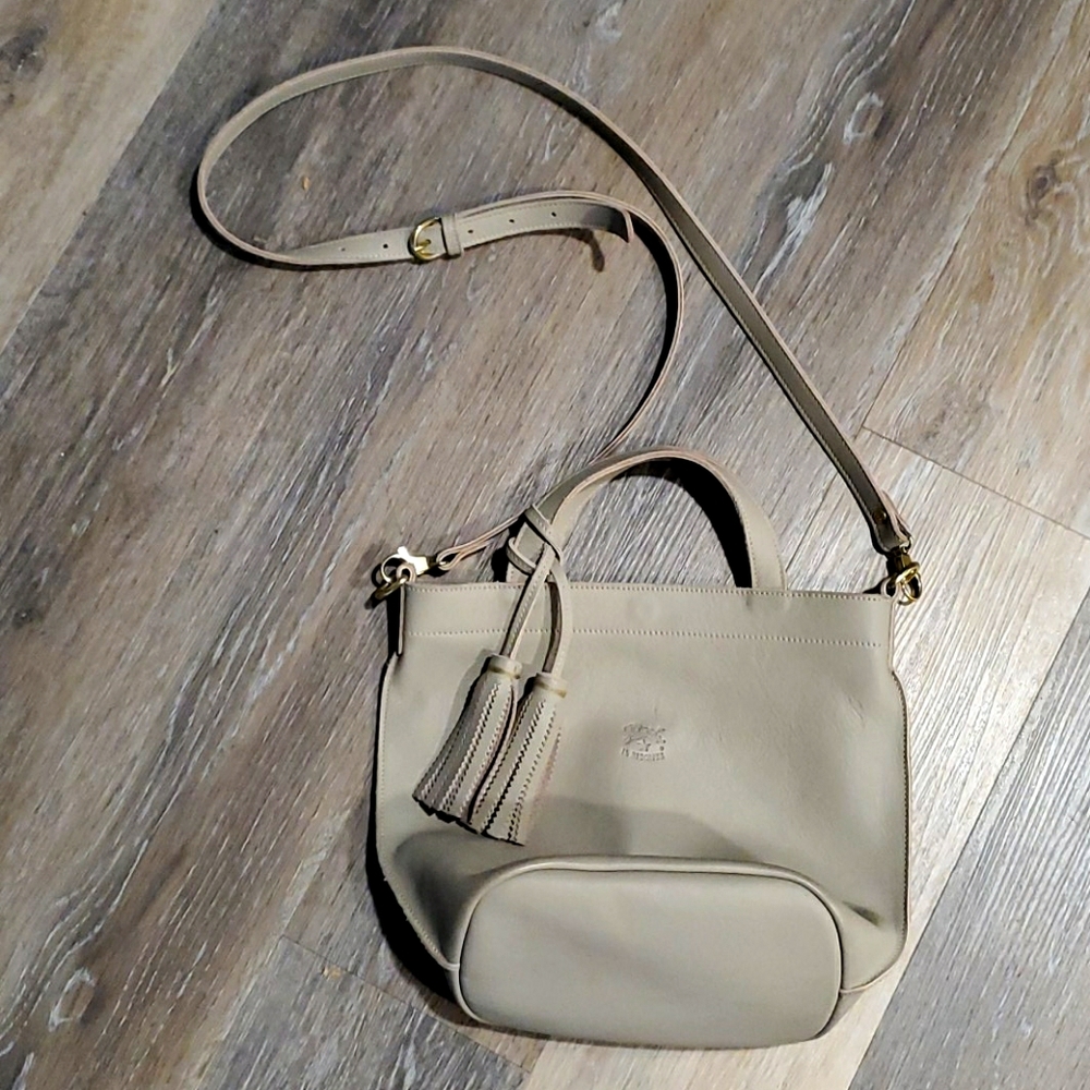 IL Bisonte Italy New leather cowhide handbag